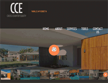 Tablet Screenshot of crosscountryequity.com